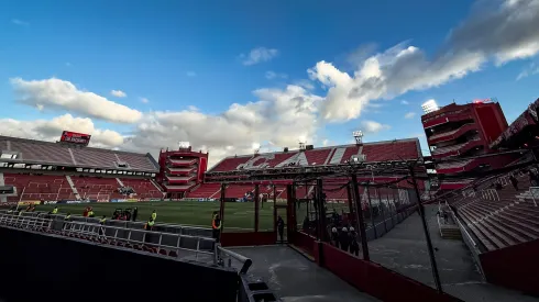 Así está la cancha de Independiente de Avellaneda para el duelo ante la U