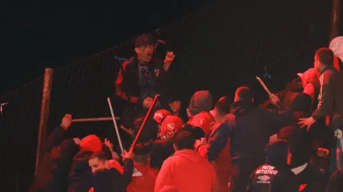 Esta fue una de las imágenes que dejó al masacre en Avellaneda.