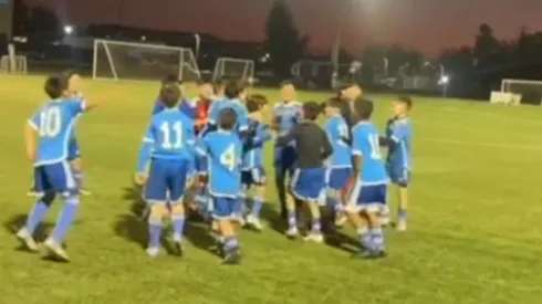 El particular cántico de los cadetes de la U a Independiente.