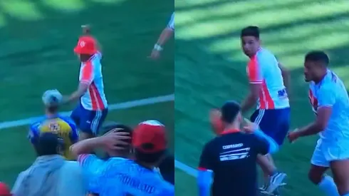 ¡Un violento ingresó a agredir a los jugadores de la U de Conce en Copiapó!