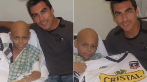 Familiares del menor aseguran que, de no ser por Esteban Paredes, el pequeño no habría tenido el ánimo para dar la batalla contra su dura enfermedad (Foto: captura)