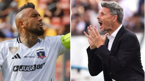 Arturo Vidal le suelta la mano a Fernando Ortiz en Colo Colo