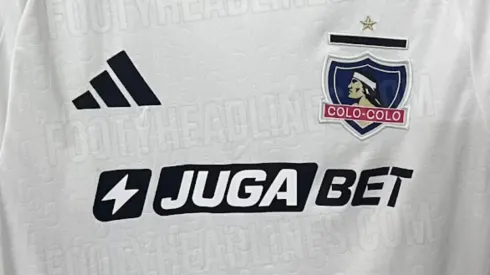 Se filtró la nueva camiseta de Colo Colo para el 2026. (Foto: Footy Headlines)