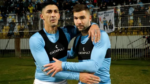 Fausto Grillo junto a Pedro Pablo Hernández en el cuadro de Rancagua.