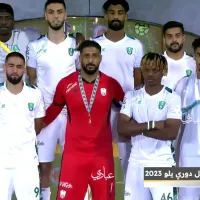 El desgano de los jugadores del Al Ahli tras ser campeones