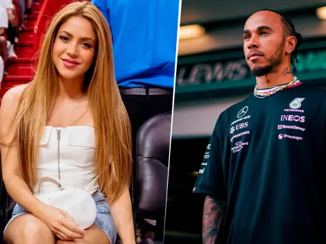 Los vieron besándose: Shakira estaría feliz y encantada con Lewis Hamilton