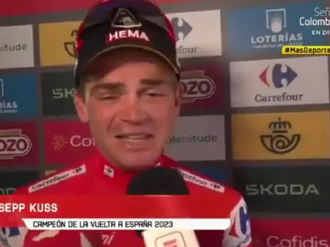 Sepp Kuss le agradece a Colombia luego del título de la Vuelta a España 2023