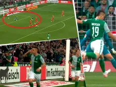Qué bonito: Santos Borré festejó su primer gol con el Werder Bremen