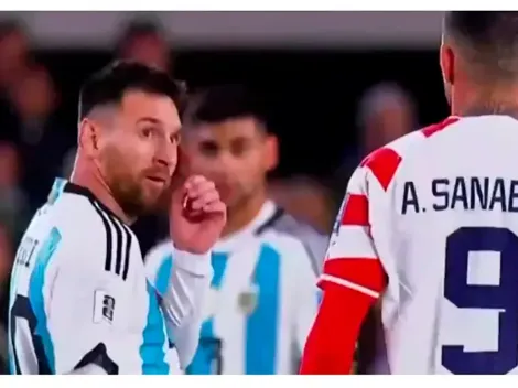 Video: jugador de Paraguay escupió a Lionel Messi