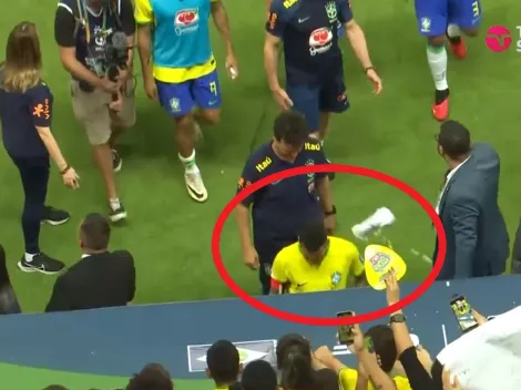 Video: la agresión de los hinchas de Brasil a Neymar en Cuiabá
