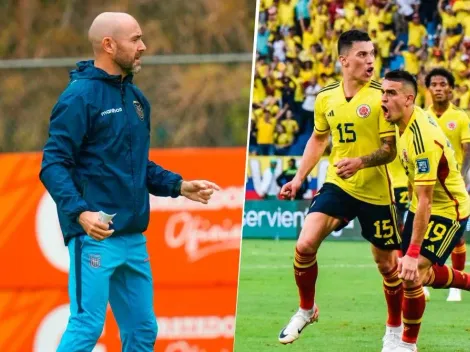 Técnico de Ecuador recordó el 6-1 y analizó a la Selección Colombia