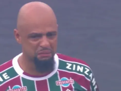 Estremecedor llanto de Felipe Melo en los himnos de la final de la Copa Libertadores