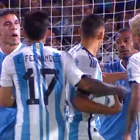 Wilmar Roldán lidió con agitado desencuentro entre jugadores de Argentina y Uruguay