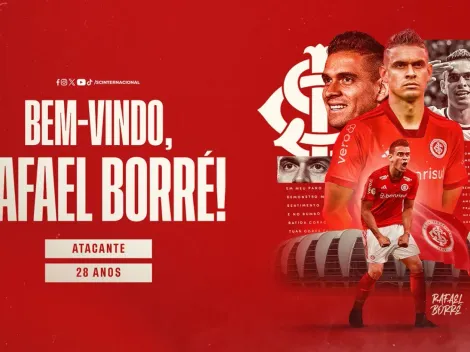 Internacional de Brasil hizo oficial el fichaje de Rafael Santos Borré