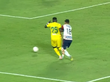 Video: así fue el penalti que no le pitaron al Bucaramanga contra el Junior