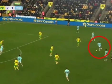Golazo de Yáser Asprilla en la derrota de Watford contra Norwich City