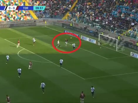 Así fue el golazo de Duván Zapata con Torino frente a Udinese