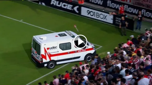 Ambulancia en el estadio
