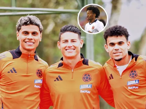 El reclamo de Cuadrado a la Selección por la foto de Díaz, James y Ríos