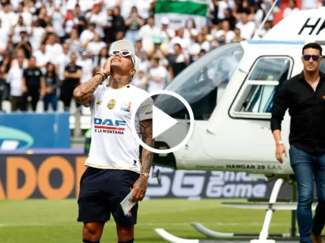 VIDEO | Llegada en helicóptero y emotivo homenaje para Dayro Moreno