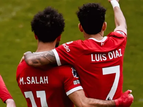 La primera publicación de Salah con Díaz tras regañar al colombiano