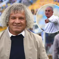 El gesto del entrenador de Flamengo con Gamero en el empate de Millonarios que sorprendió a todos