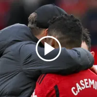Se reveló el video de la reacción del DT de Liverpool con Casemiro tras la patada a Luis Díaz