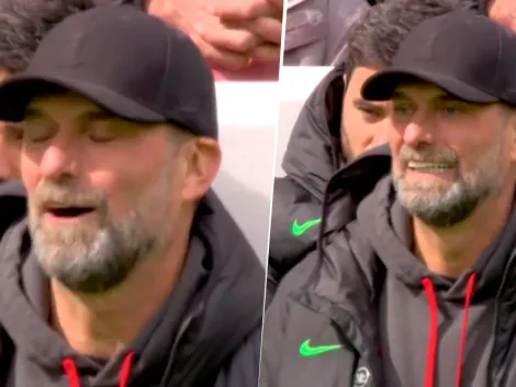 La reacción de Klopp en la derrota del Liverpool ante el Palace