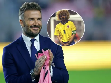 La FIFA recuerda el día en el que Beckham se colocó la camiseta del 'Pibe'