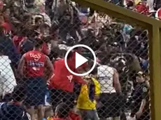 Hinchas de Junior de Barranquilla pelearon con la Policía en Lima