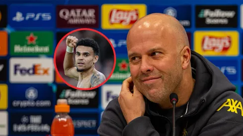 Luis Díaz y Arne Slot.