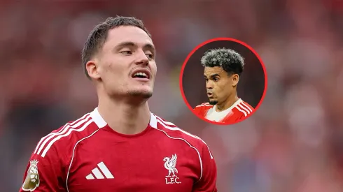 Florian Wirtz llegó a Liverpool a usar el número que tenía Luis Díaz.