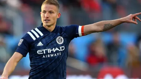 Alexander Ring of New York City FC during the first half of an MLS game against Toronto FC (Getty).
