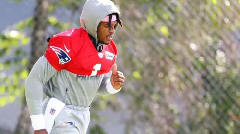 Newton joined the Patriots on a one-year deal. (Getty)