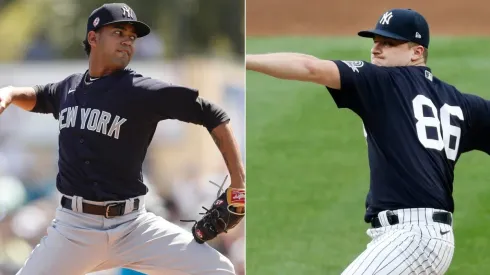 Deivi García (left) and Clarke Schmidt. (Getty)