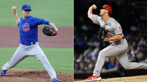 Kyle Hendricks (left) and Tyler Mahle. (Getty)