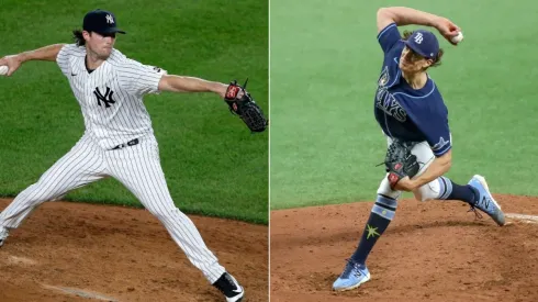 Gerrit Cole (left) and Tyler Glasnow. (Getty)