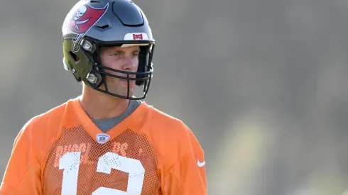 Brady joined the Buccaneers this summer. (Getty)