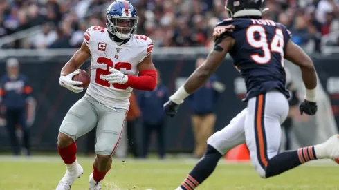 Saquon Barkley will look to bounce back from his terrible performance in Week 1. (Getty)