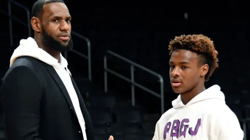 LeBron James will want to have sit-down with Bronny. (Getty)