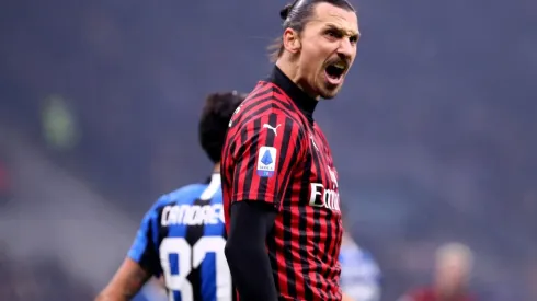 AC Milan's Zlatan Ibrahimovic takes to Twitter and defies Covid-19 (Getty).
