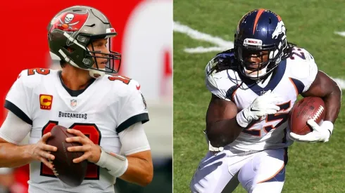 Tom Brady (left) and Melvin Gordon. (Getty)