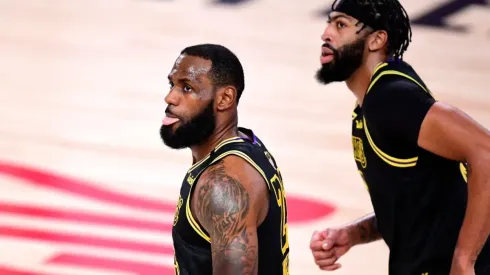 Davis and James dominated the Heat. (Getty)