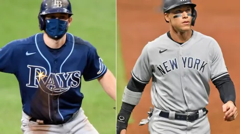 Brandon Lowe (left) and Aaron Judge. (Getty)