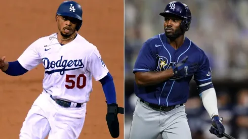 Mookie Betts (left) & Randy Arozarena. (Getty)
