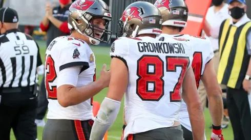 Gronk and Brady share a close friendship. (Getty)