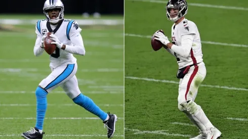 Teddy Bridgewater (left) and Matt Ryan. (Getty)