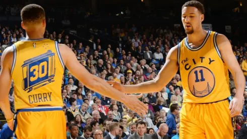 Steph Curry and Klay Thompson are The Splash Brothers. (Getty)
