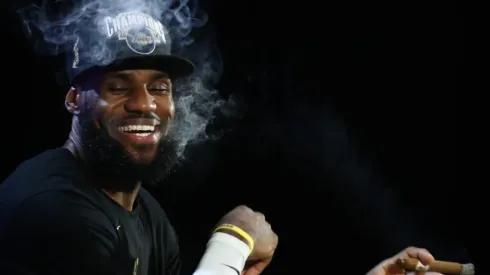 LeBron just won his 4th ring. (Getty)