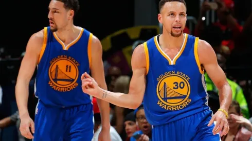 Curry and Thompson have won 3 rings together. (Getty)